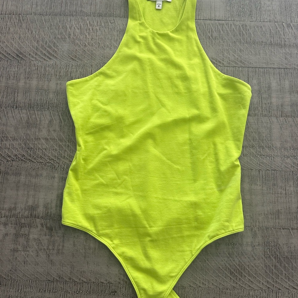 Express Bright Green Sleeveless Top